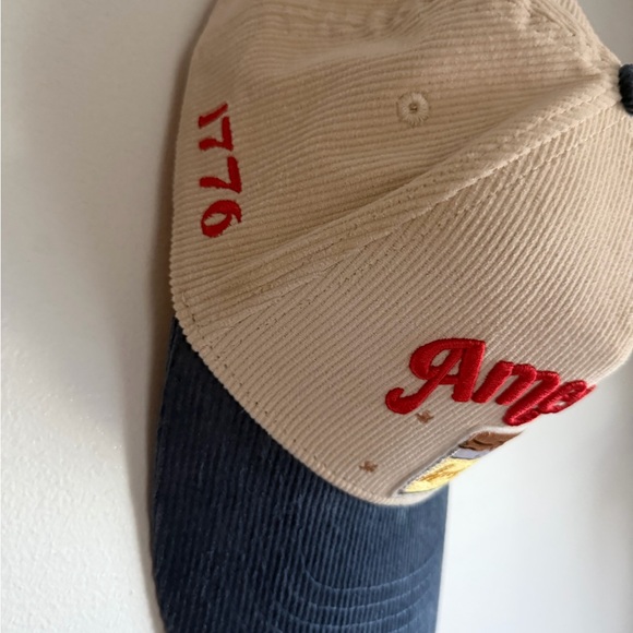 KAXI American Embroidered Cap with Blue Brim - Picture 3 of 6